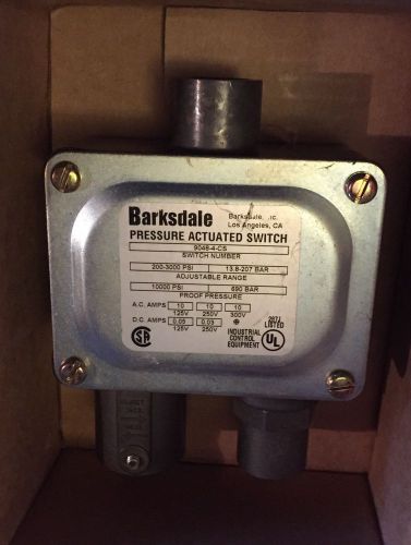 Barksdale Control Pressure Switch 9048-4-CS