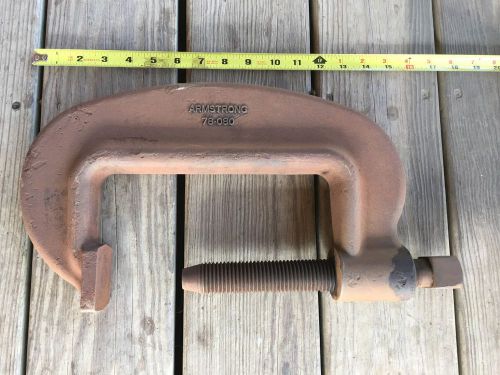 ARMSTRONG 78-080 HEAVY DUTY PATTERN C CLAMP  2 5/8” TO 8 1/4” MADE IN USA