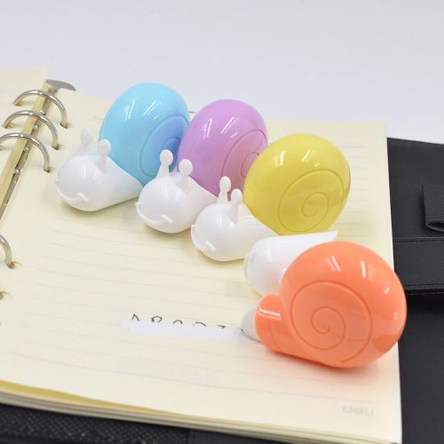 1 X Snail Roller White Out School Office Study Stationery Correction Tape Random