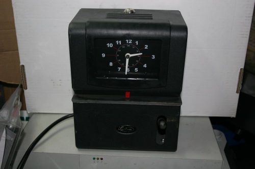 Lathem Model 2121 Heavy Duty Mechanical Time Clock - Working! No Keys