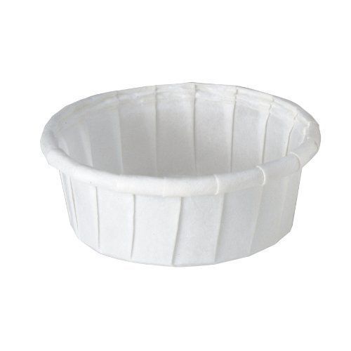 SOLO 050S-X2050 Treated Paper Souffle Portion Cup, 0.5 oz. Capacity, 0.6&#034; x Case