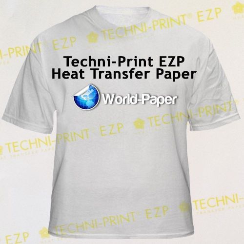 Techni-Print EZP Laser Heat Transfer Paper 8.5&#034; x 11&#034; 25 Sheets :)