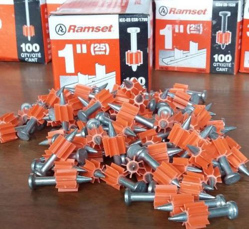 1&#034; RAMSET Nails Low Velocity Fasteners Hilti Remington Simpson Jamerco Powers
