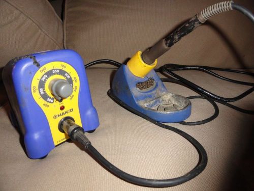 Hakko fx888-23by soldering station (used) incl iron, tip, tools /manf 2012-14 for sale