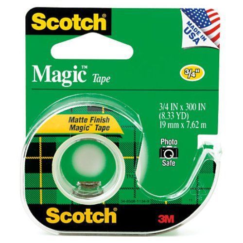 Scotch Magic Tape 3/4 in X 300 in (3 Pack)