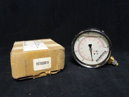 Rexroth * pressure gauge * part number r978886014 * 3000 psi * new in the box for sale