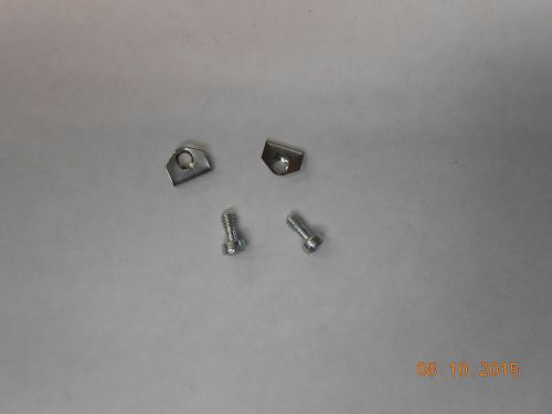 Lot of 100 te connectivity/amp 5205980-4 screw retainer kit clear chromate for sale