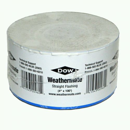 Dow weathermate straight flashing tape 6&#034;x 100&#039; for sale