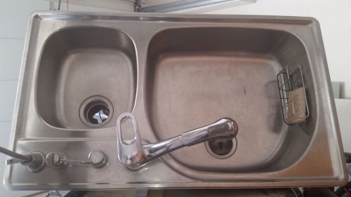 Stainless Steel Double Bowl Sink Used Sturdy