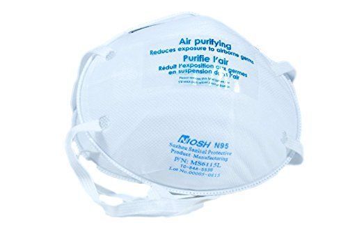 Niosh n95 safety mask, 3-pack (6 masks in total) for sale