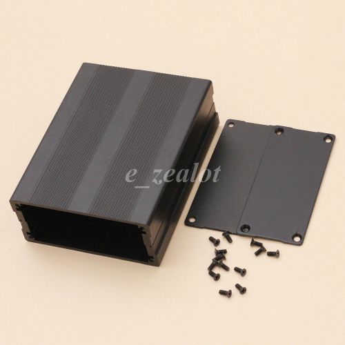 100*76*35mm aluminum box pcb instrument black enclosure electronic project case for sale