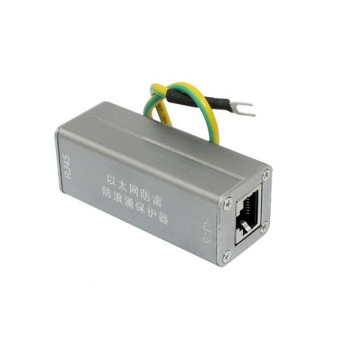 Ethernet Network Card RJ45 Surge Protector Thunder Lightning Arrester Protection