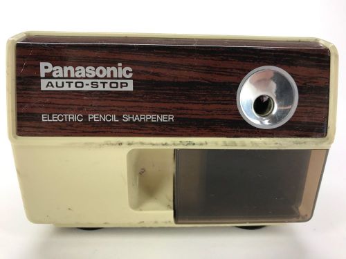 Panasonic Electric Pencil Sharpner Auto Stop KP-110 TESTED WORKED