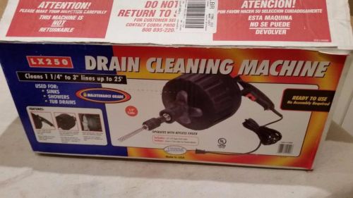 COBRA  HEAVY DUTY DRAIN CLEANER FOR 1 1/4&#034; TO 3&#034; LINES NEW