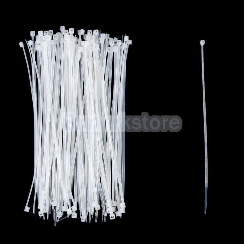 1.9x150mm 100pc self-locking label tie network cable marker strap zip white for sale