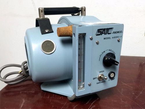 SAIC RADECO H809V-1 Enviromental Air Sampler Pump Unit great condition