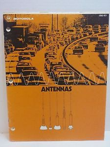 Motorola Vintage Mobile Antenna Accessories Catalog 1982-83