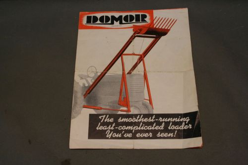 Domor Loader, Truck &amp; Wagon Hoist, Wagon Box Hoist Brochure Roanoke, Illinois
