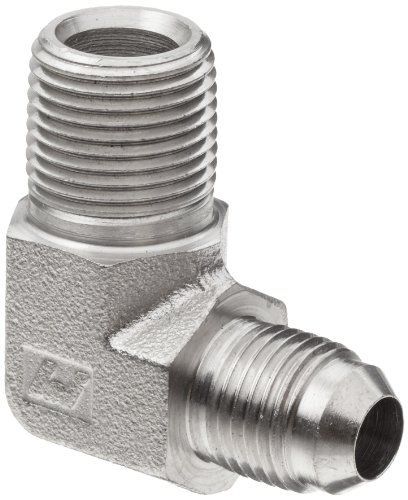Brennan 2501-06-06-ss, stainless steel jic tube fitting, 06mj-06mp 90 degree for sale