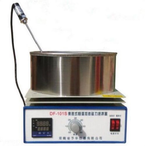 220v df-101s digital heat-gathering magnetic stirrer mixer thermostat hotplate y for sale