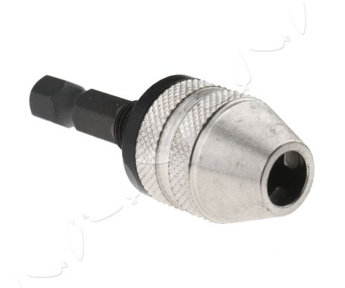 1/4&#034; hex shank 0.3-3.6mm keyless drill bit chuck screwdriver kit adapter for sale