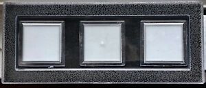 New! Triple Pot Hard Plastic Gemstone Display Tray 6.5x2-3/4x3/4&#034;