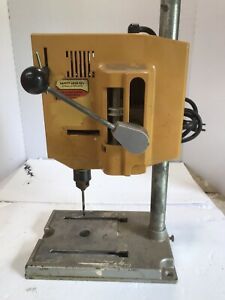 Vintage MCGRAW EDISON SHOPMATE VARIABLE SPEED 3/8&#034; DRILL PRESS WITH STAND 2620T2