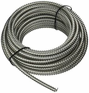 Southwire 68583422 50-Foot 12-Gauge 3-Conductor Type MC Conduit, Aluminum