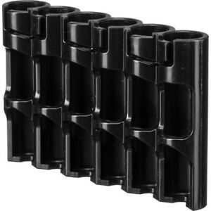STORACELL SlimLine AAA Battery Holder 6-Pack Tuxedo Black