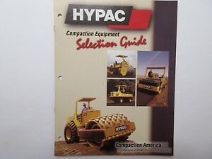 Hypac Compaction Equipment Selection Guide Sales Brochure 12 Page