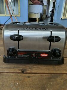 Hatco TPT-208 Four Slot Pop-Up Commercial Toaster Removable Crumb Tray 208 Volts
