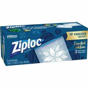 Ziploc Quart Holiday Freezer Bag (19 Count) 71519  - 1 Each