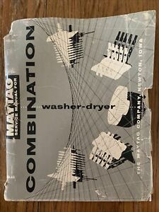 Maytag Combination Washer Dryer Service Manual (1959)