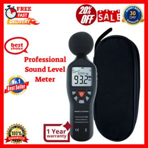 PROFESIONAL Digital Sound Level Meter With High Accuracy 30-130 dB Decibel Noise