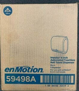 enMotion 59498A Impulse 8&#034; Automated Paper Towel Dispenser Black - Open Box