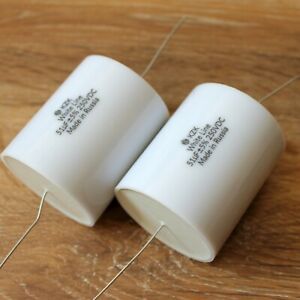 51uF 250V Matched Pair Russian Polypropylene Film HiFi Audio Quality Capacitors