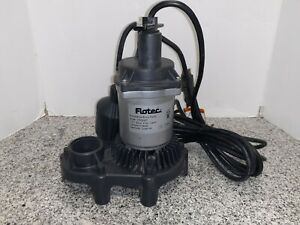 Flotec FPZS33T - 1/3 HP Thermoplastic Submersible Sump Pump, a-x