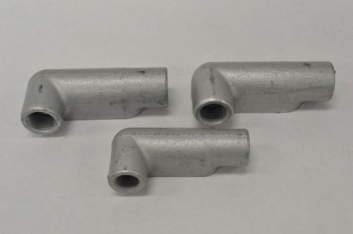 2x crouse hinds ll27 3/4in rigid threaded condulet conduit outlet body b235223 for sale