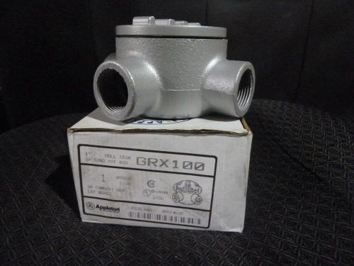 APPLETON ELECTRIC GRX100 1 INCH Conduit Outlet Box   NOS