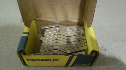 10 new cadweld erico b101eeol one hole offset copper lug 1&#034; w x 1/4&#034; thick for sale