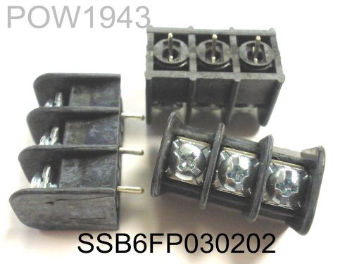 ( 15 pc. ) buchanan t&amp;b ssb6fp030202 barrier strip 3/c for sale