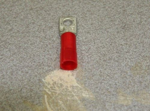 Thomas &amp; betts    p#:rd717    ring terminal nylon insulated #8 awg # 1/4&#034;&#034; bolt for sale
