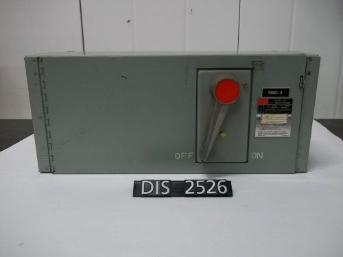 Federal pacific 240 volt 200 amp fused qmqb panelboard switch (dis2526) for sale