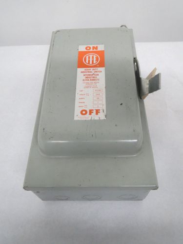 Ite fk221n 30a amp 240v-ac 3p fusible disconnect switch b371971 for sale