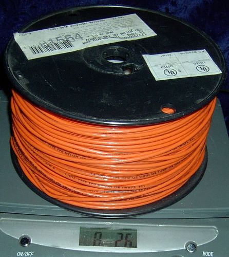 About 500&#039; 14 gauge stranded orange wire 500 feet 14awg 14 awg
