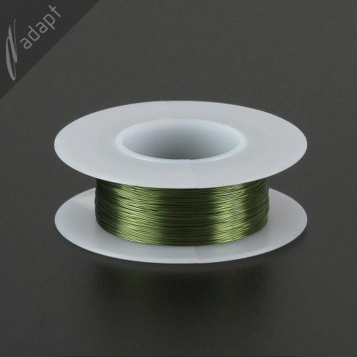 Magnet Wire, Enameled Copper, Green, 30 AWG (gauge), 155C, ~1/16 lb, 200&#039;, HPN
