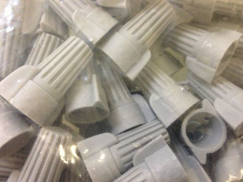 (100 pc) Double Winged Gray Grey Wire Connectors Large (P15) New Fast Shipping