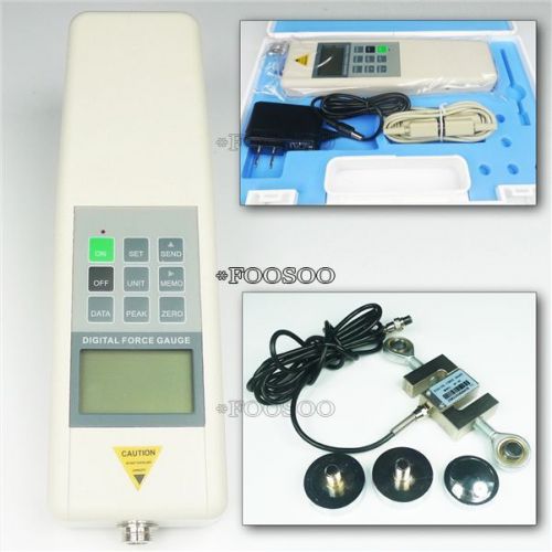 Force meter pull external sensor brand new push gauge tester 5000n 5kn qbam for sale