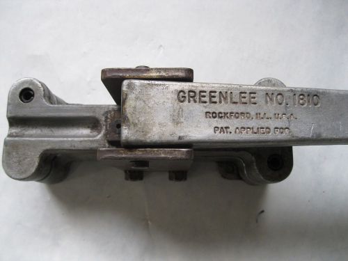 Greenlee 1810 offset conduit bender for sale