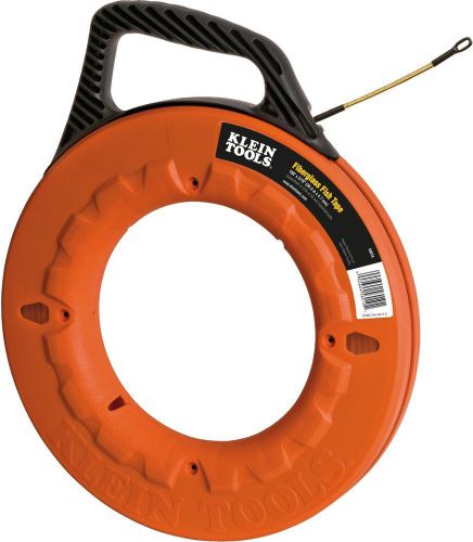 New klein tools 56010 100-feet navigator fiberglass fish tape for sale